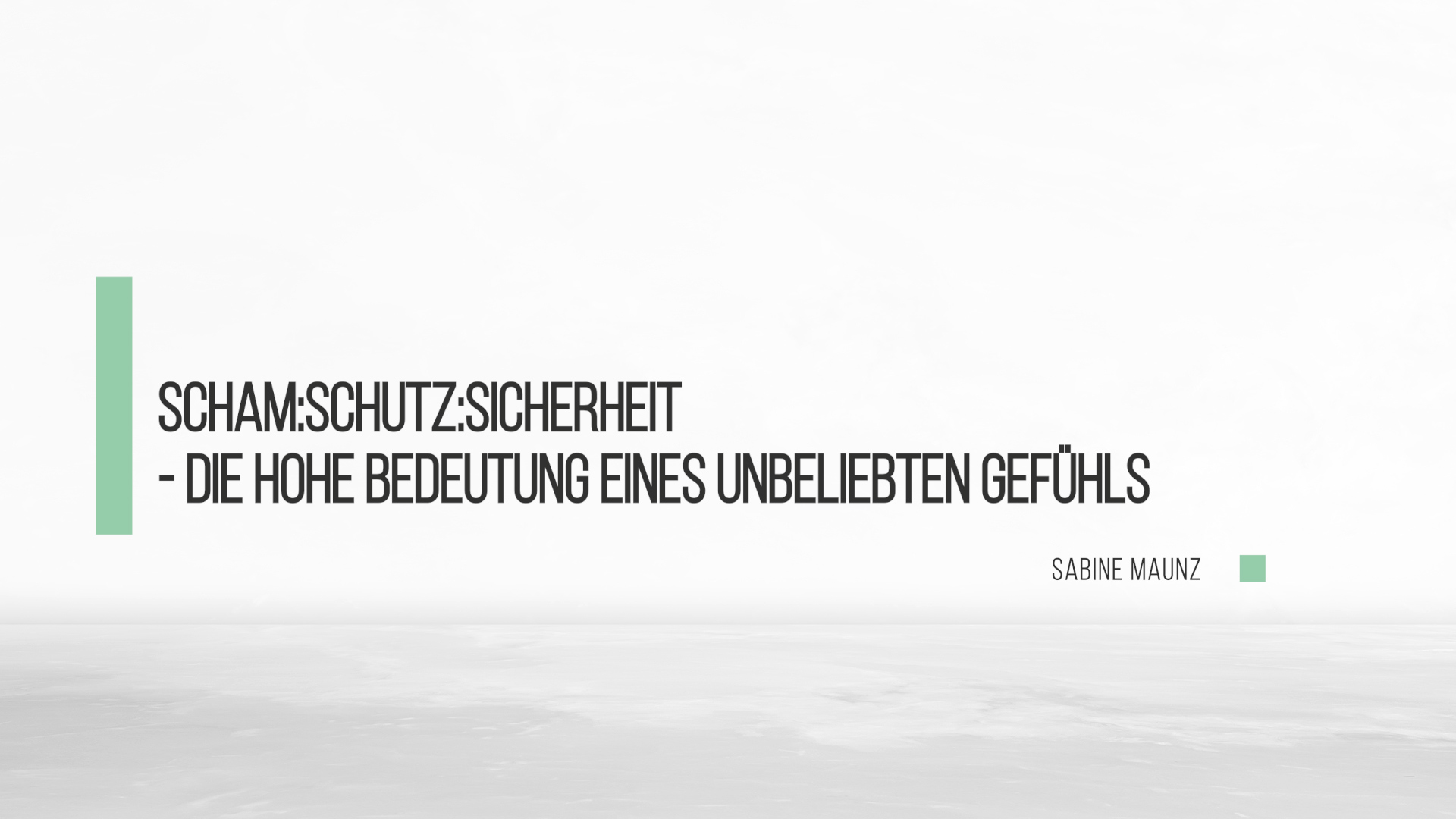 Scham:Schutz:Sicherheit – die hohe Bedeutung eines unbeliebten Gefühls