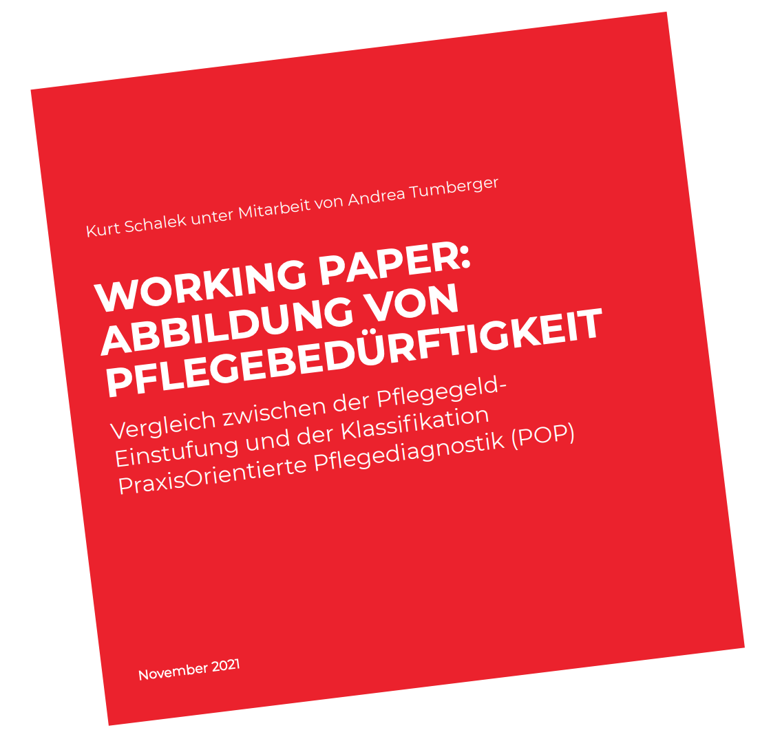 Working Paper: Abbildung von Pflegebedürftigkeit