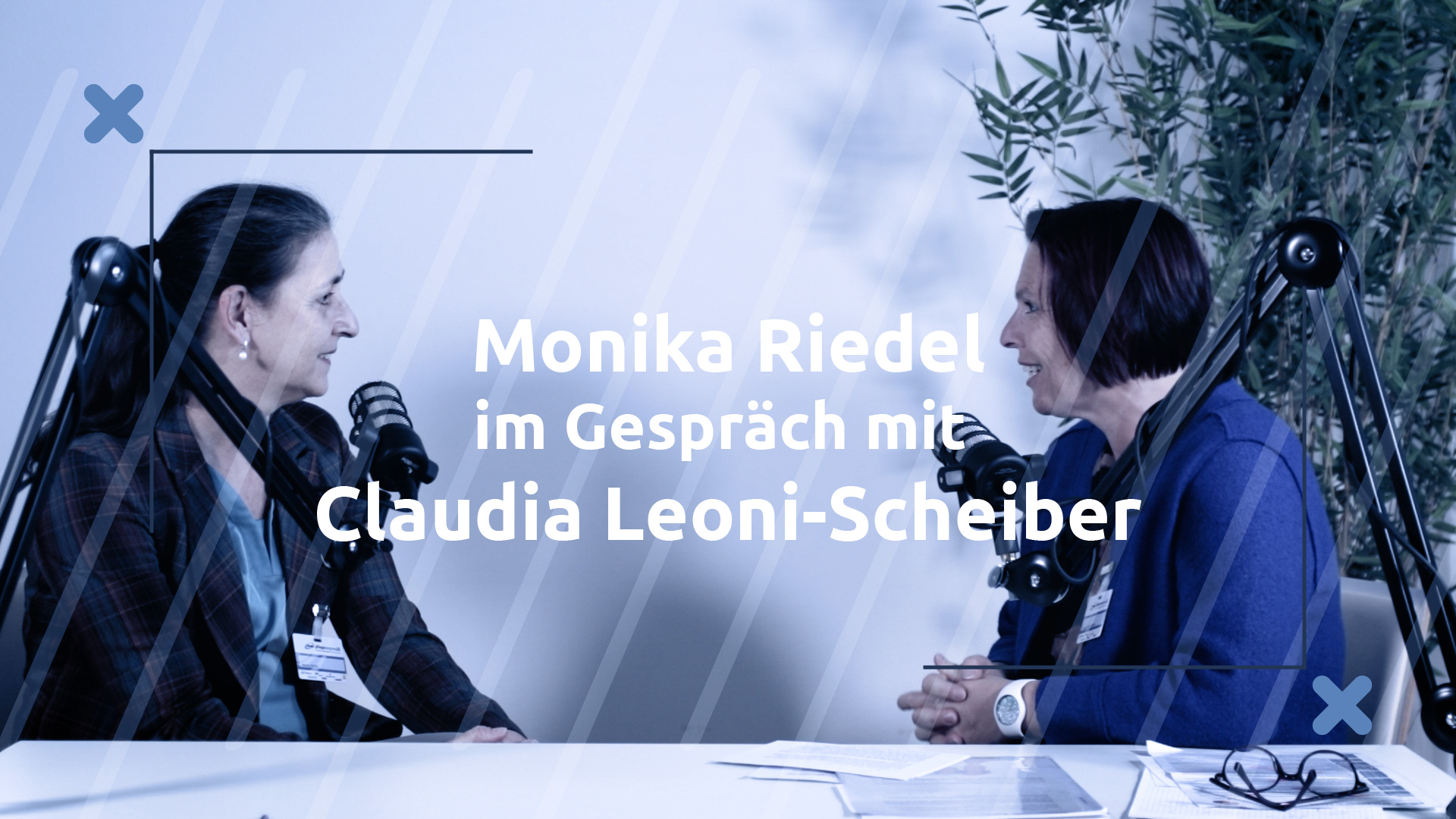 pflegekongress23 – Monika Riedel im Gespräch mit Claudia Leoni-Scheiber